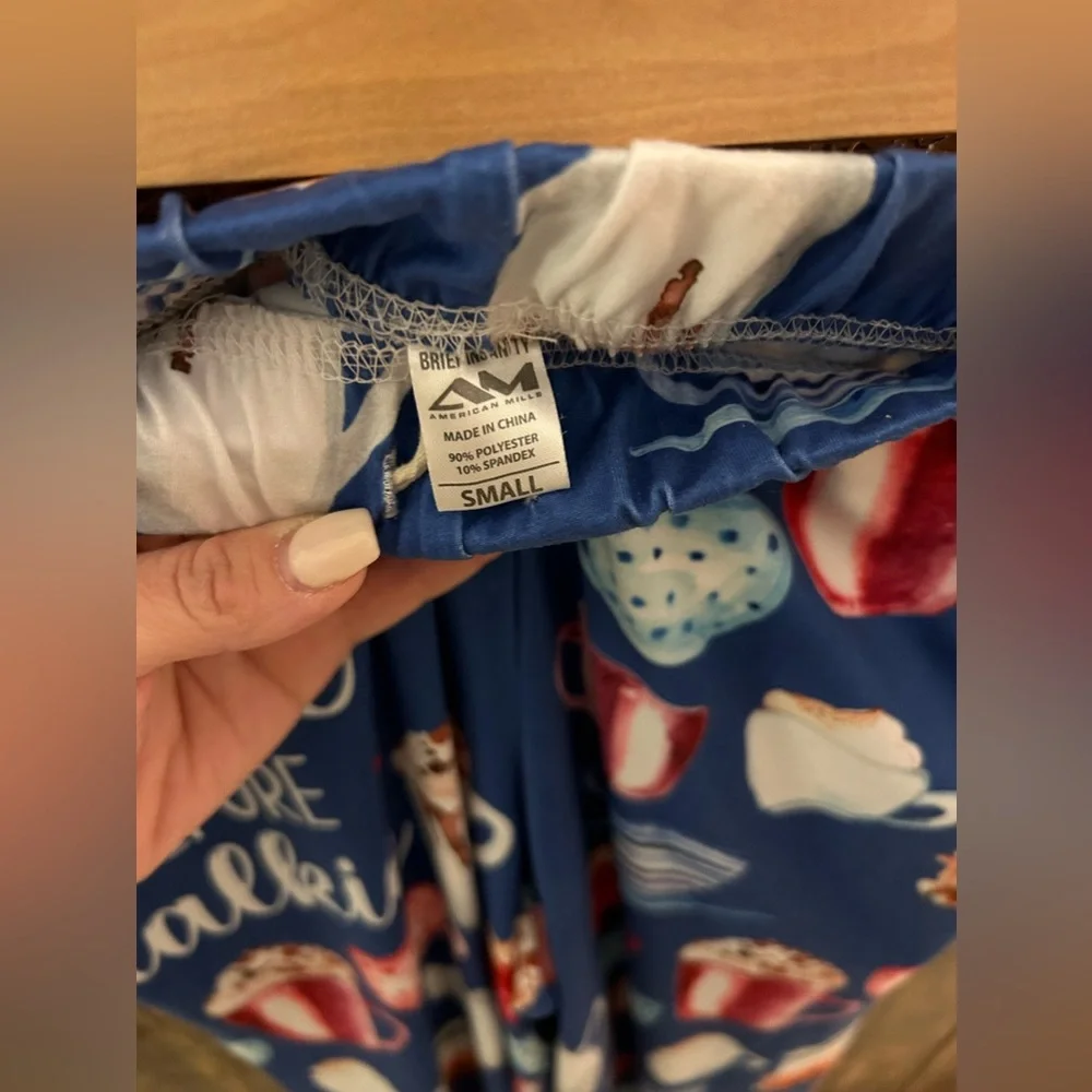 Womens Brief Insanity Coffee Pajama Pants - Picture 2 of 2